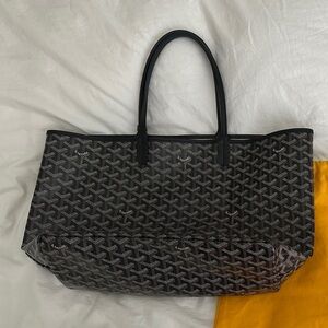 Goyard Black and Gray Tote Bag